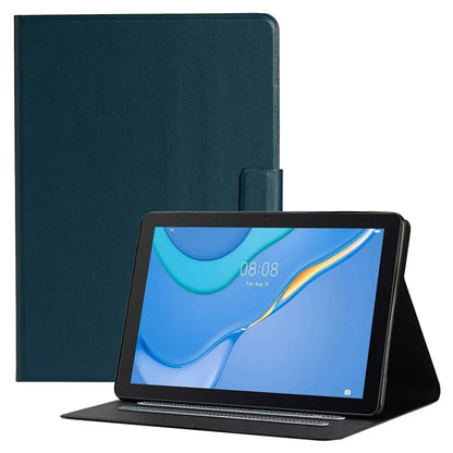 For Samsung Galaxy Tab A9+ Dustproof Tablet Case Card Holder PU Leather Shell Coverish Green