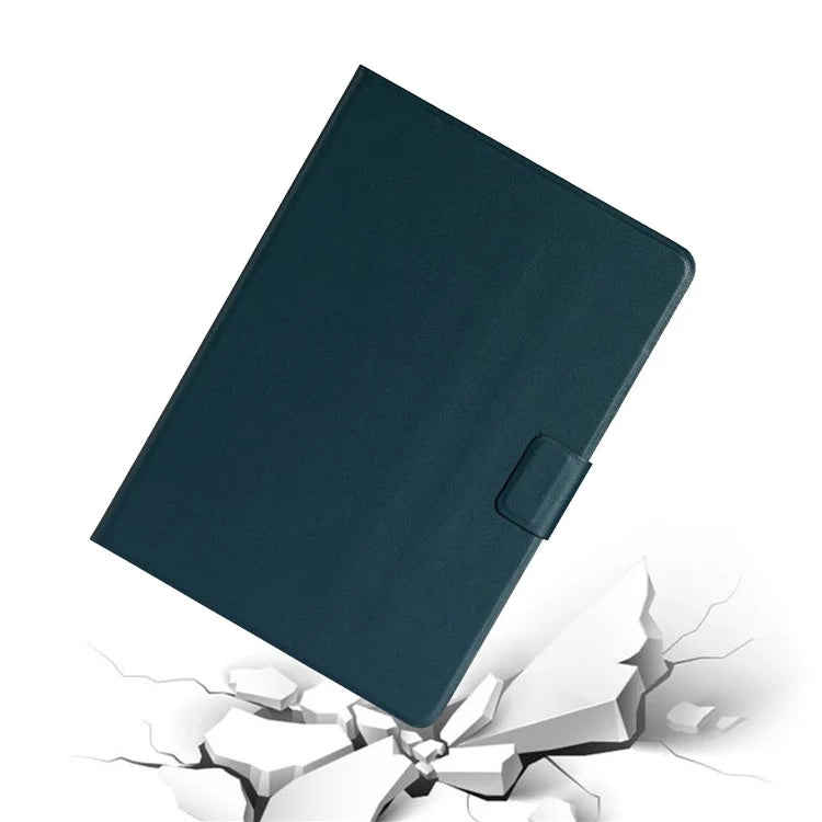 For Samsung Galaxy Tab A9+ Dustproof Tablet Case Card Holder PU Leather Shell Coverish Green