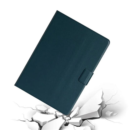 For Samsung Galaxy Tab A9+ Dustproof Tablet Case Card Holder PU Leather Shell Coverish Green