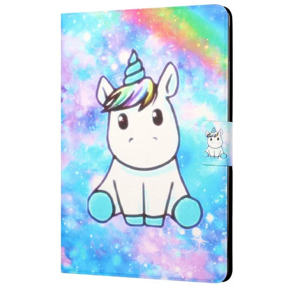 For Samsung Galaxy Tab A9+ Leather Case Card Holder Pattern Smart Tablet Cover
