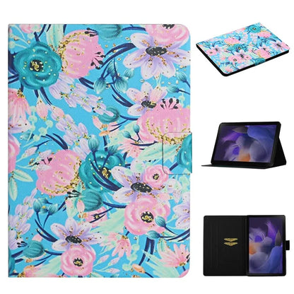 For Samsung Galaxy Tab A9+ Leather Case Card Holder Pattern Smart Tablet Cover