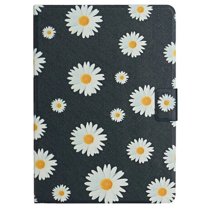 For Samsung Galaxy Tab A9+ Leather Case Card Holder Pattern Smart Tablet Cover