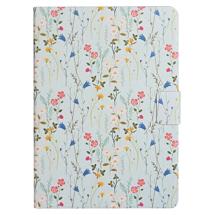 For Samsung Galaxy Tab A9+ Leather Case Card Holder Pattern Smart Tablet Cover