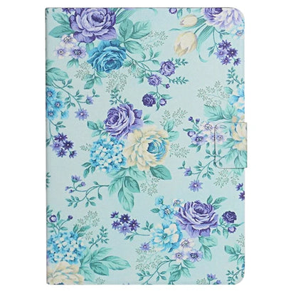 For Samsung Galaxy Tab A9+ Leather Case Card Holder Pattern Smart Tablet Cover