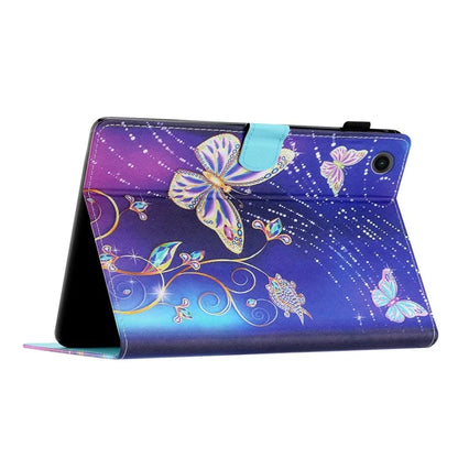 For Samsung Galaxy Tab A9+ Pattern Case Auto Sleep / Wake PU Leather Tablet Cover