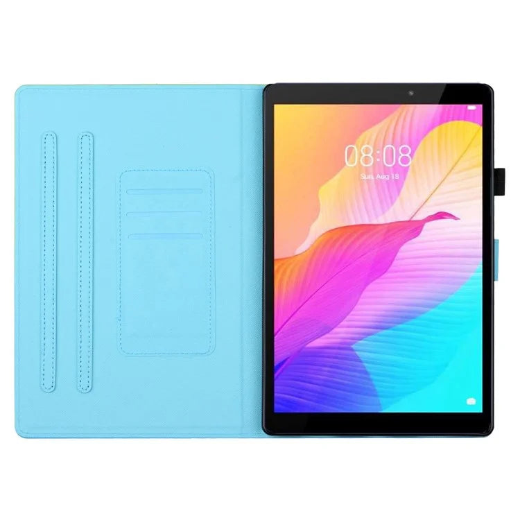 For Samsung Galaxy Tab A9+ Pattern Case Auto Sleep / Wake PU Leather Tablet Cover