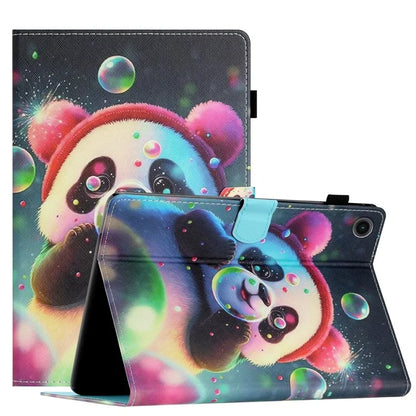 For Samsung Galaxy Tab A9+ Pattern Case Auto Sleep / Wake PU Leather Tablet Cover