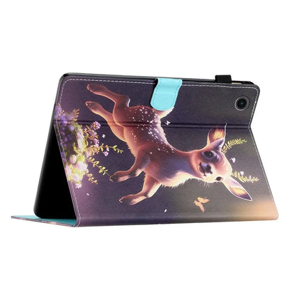 For Samsung Galaxy Tab A9+ Pattern Case Auto Sleep / Wake PU Leather Tablet Cover