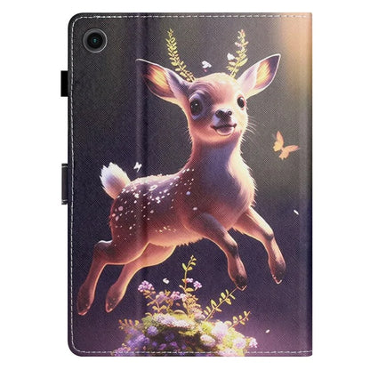For Samsung Galaxy Tab A9+ Pattern Case Auto Sleep / Wake PU Leather Tablet Cover