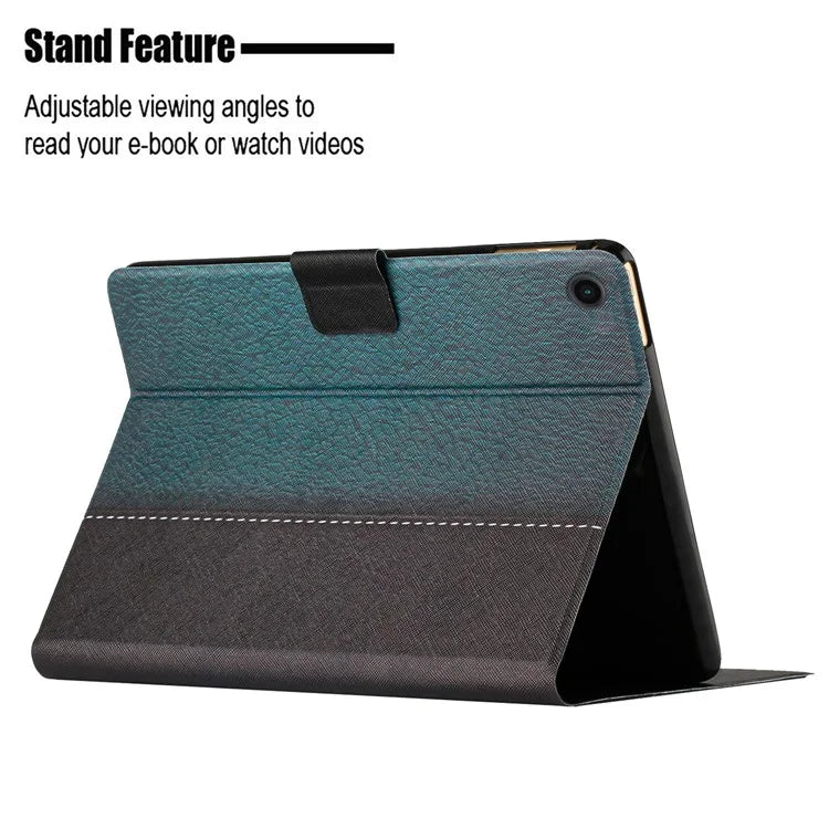 For Samsung Galaxy Tab A9+ PU Leather Stand Cover Pattern Printing Tablet Case