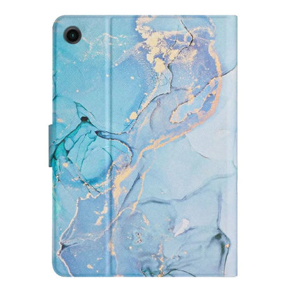 For Samsung Galaxy Tab A9+ PU Leather Stand Cover Pattern Printing Tablet Case