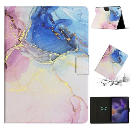 For Samsung Galaxy Tab A9+ PU Leather Stand Cover Pattern Printing Tablet Case