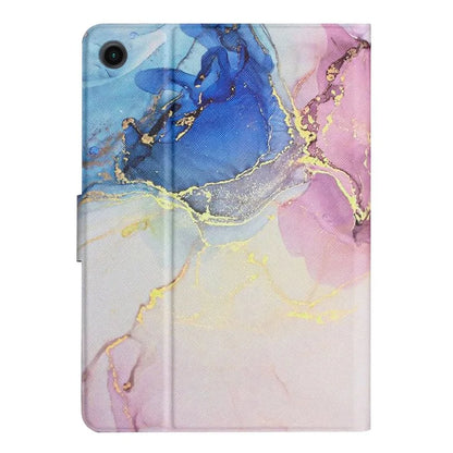 For Samsung Galaxy Tab A9+ PU Leather Stand Cover Pattern Printing Tablet Case