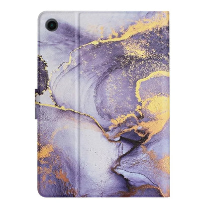For Samsung Galaxy Tab A9+ PU Leather Stand Cover Pattern Printing Tablet Case