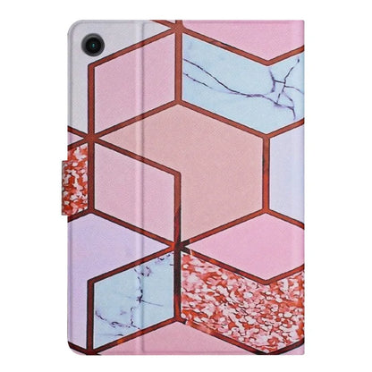 For Samsung Galaxy Tab A9+ PU Leather Stand Cover Pattern Printing Tablet Case