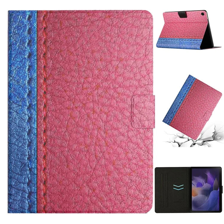 For Samsung Galaxy Tab A9+ PU Leather Stand Cover Pattern Printing Tablet Case