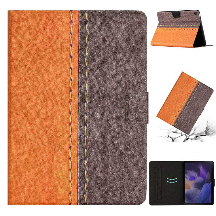 For Samsung Galaxy Tab A9+ PU Leather Stand Cover Pattern Printing Tablet Case