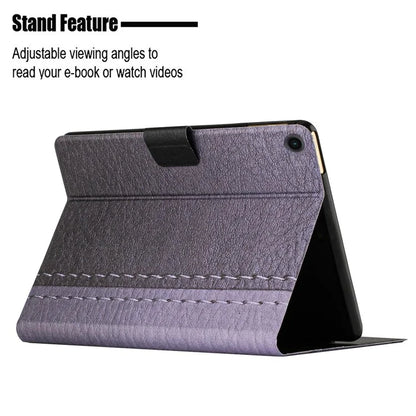 For Samsung Galaxy Tab A9+ PU Leather Stand Cover Pattern Printing Tablet Case
