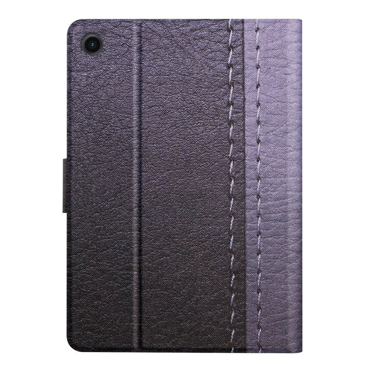 For Samsung Galaxy Tab A9+ PU Leather Stand Cover Pattern Printing Tablet Case