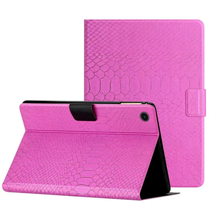 For Samsung Galaxy Tab A9+ PU Leather Stand Cover Pattern Printing Tablet Case Crocodile Pattern