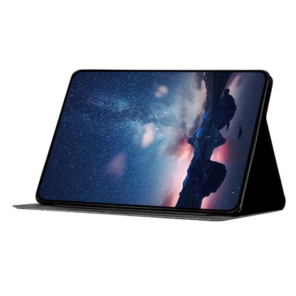 For Samsung Galaxy Tab A9+ PU Leather Stand Cover Pattern Printing Tablet Case