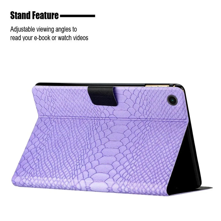 For Samsung Galaxy Tab A9+ PU Leather Stand Cover Pattern Printing Tablet Case