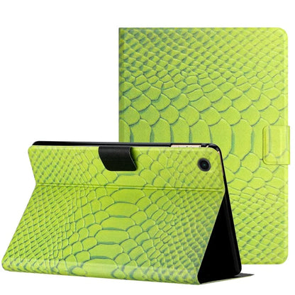 For Samsung Galaxy Tab A9+ PU Leather Stand Cover Pattern Printing Tablet Case Crocodile Pattern