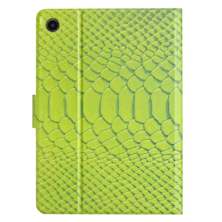 For Samsung Galaxy Tab A9+ PU Leather Stand Cover Pattern Printing Tablet Case Crocodile Pattern