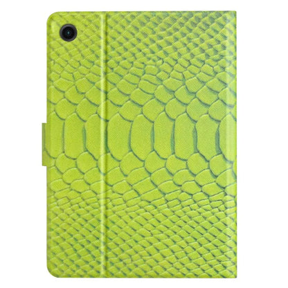 For Samsung Galaxy Tab A9+ PU Leather Stand Cover Pattern Printing Tablet Case Crocodile Pattern