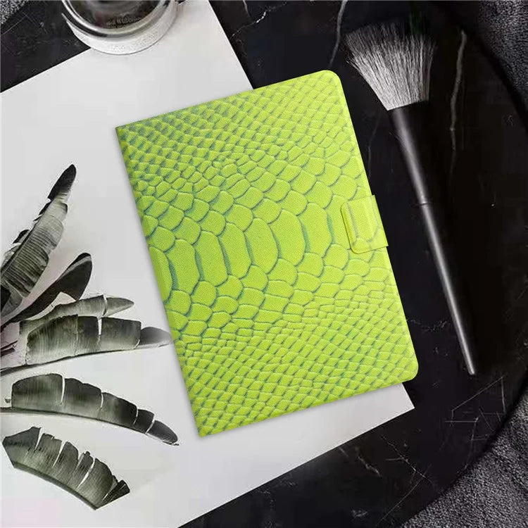 For Samsung Galaxy Tab A9+ PU Leather Stand Cover Pattern Printing Tablet Case Crocodile Pattern