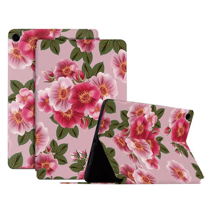 For Samsung Galaxy Tab A9+ PU Leather Case Pattern Printing Smart Tablet Cover