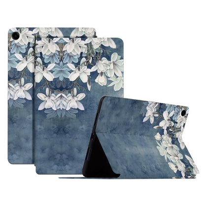 For Samsung Galaxy Tab A9+ PU Leather Case Pattern Printing Smart Tablet Cover