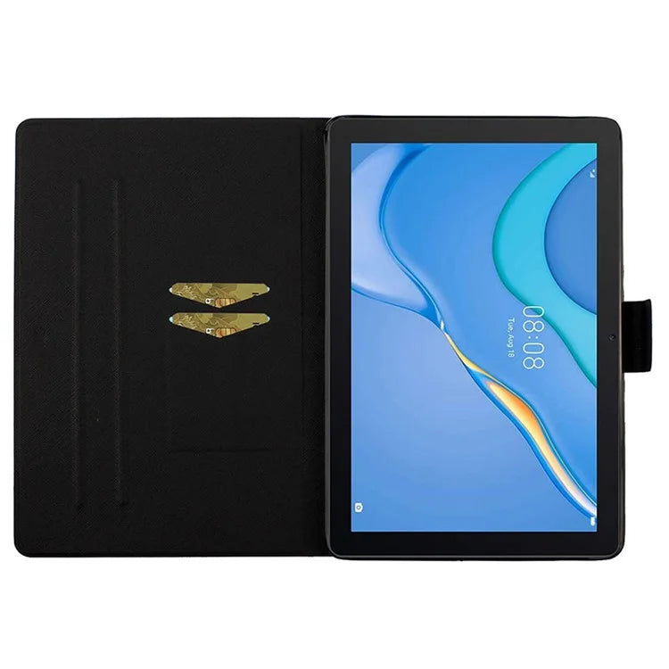 For Samsung Galaxy Tab A9 Case Card Holder Pattern Tablet Cover