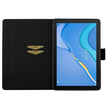 For Samsung Galaxy Tab A9 Case Card Holder Pattern Tablet Cover