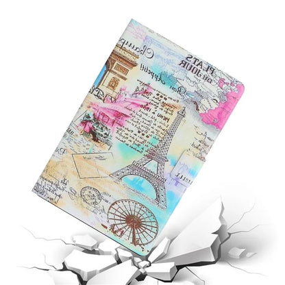 For Samsung Galaxy Tab A9 Case Card Holder Pattern Tablet Cover