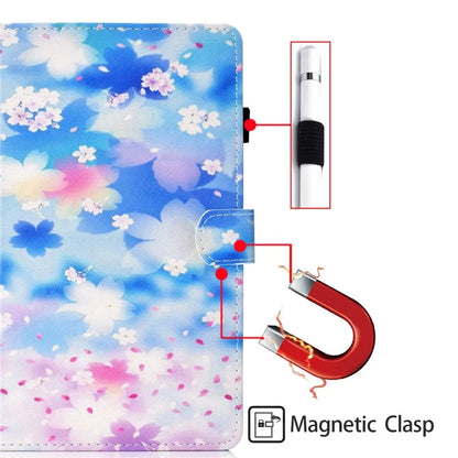 For Samsung Galaxy Tab A9 Case Pattern Printing Stitching Leather Tablet Cover