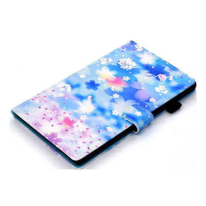 For Samsung Galaxy Tab A9 Case Pattern Printing Stitching Leather Tablet Cover