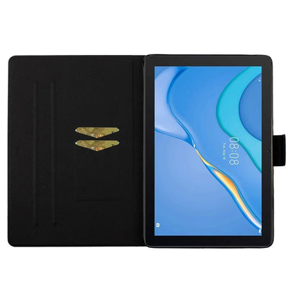For Samsung Galaxy Tab A9+ Case Pattern Printing Card Slots Tablet Cover