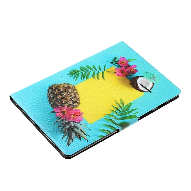 For Samsung Galaxy Tab A9+ Case Pattern Printing Card Slots Tablet Cover