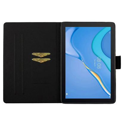 For Samsung Galaxy Tab A9+ Case PU Leather Pattern Printing Tablet Cover