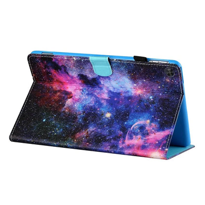 For Samsung Galaxy Tab A9 Case Card Slots Pattern Printing Tablet Cover