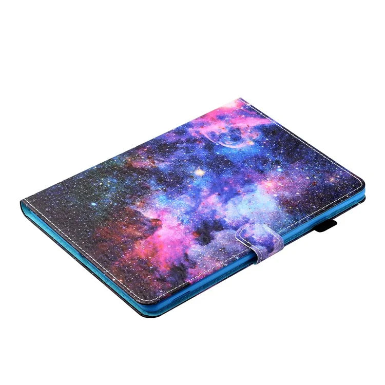 For Samsung Galaxy Tab A9 Case Card Slots Pattern Printing Tablet Cover