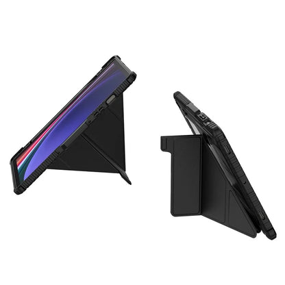 NILLKIN Bumper Leather Case Pro for Samsung Galaxy Tab S9 Case Slide Camera Lid PU Leather Tablet Cover