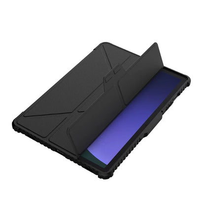 NILLKIN Bumper Leather Case Pro for Samsung Galaxy Tab S9 Case Slide Camera Lid PU Leather Tablet Cover