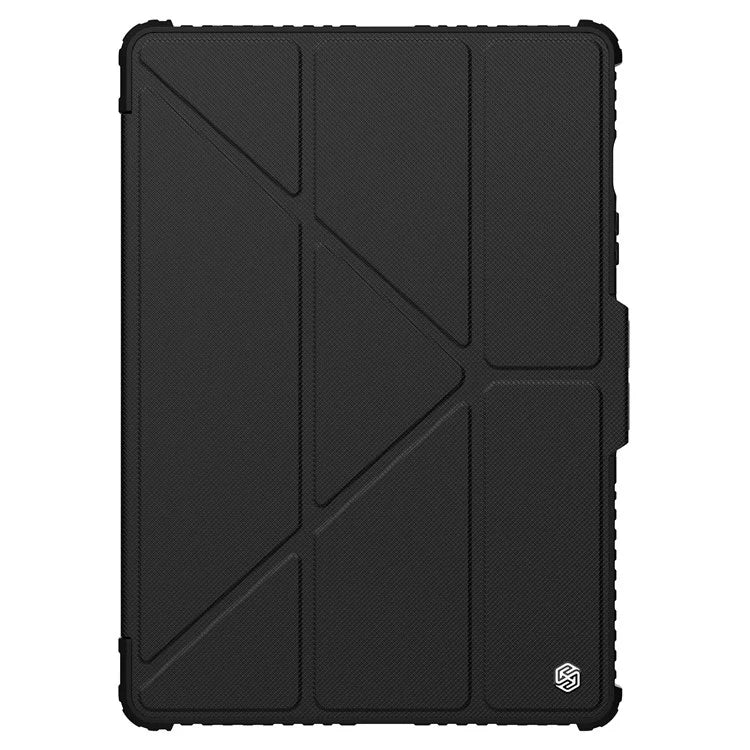 NILLKIN Bumper Leather Case Pro for Samsung Galaxy Tab S9 Case Slide Camera Lid PU Leather Tablet Cover