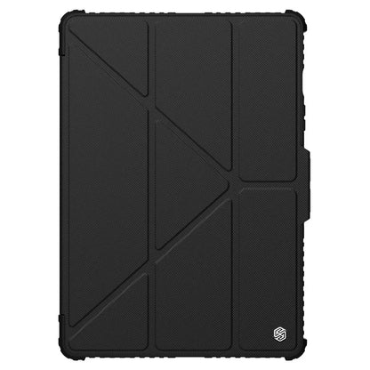 NILLKIN Bumper Leather Case Pro for Samsung Galaxy Tab S9 Case Slide Camera Lid PU Leather Tablet Cover