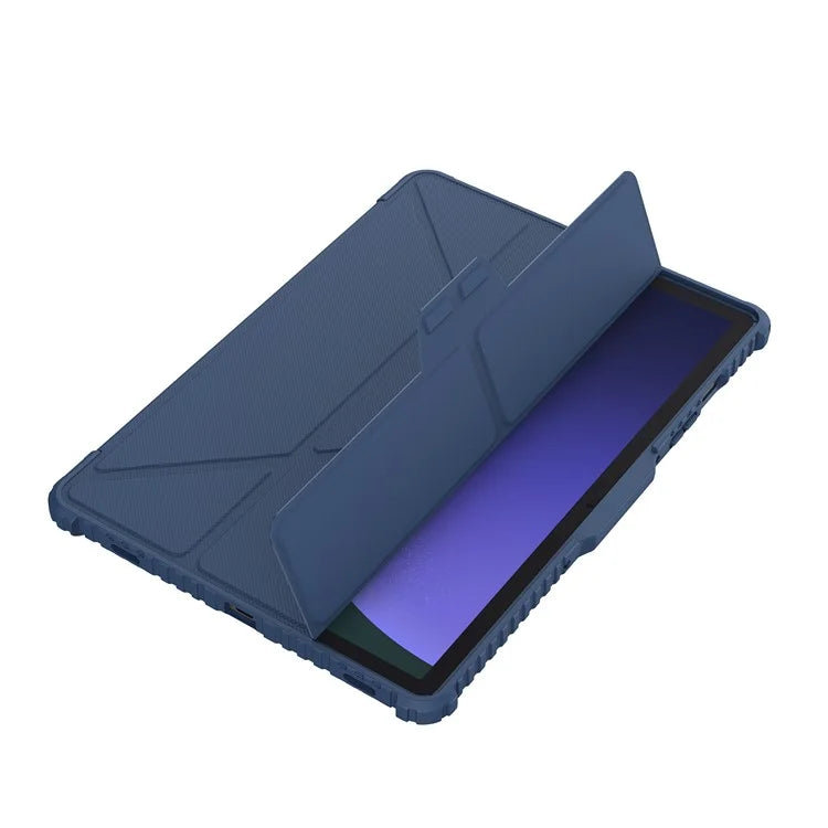 NILLKIN Bumper Leather Case Pro for Samsung Galaxy Tab S9 Case Slide Camera Lid PU Leather Tablet Cover