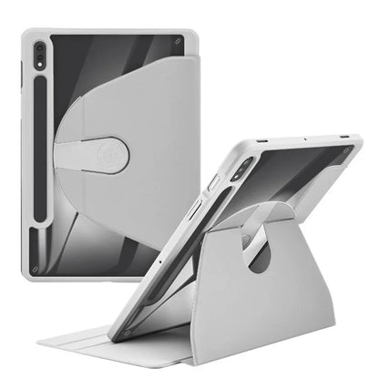 For Samsung Galaxy Tab S9+ / Tab S9 FE+ Case PC+TPU+PU Leather Stand Tablet Cover
