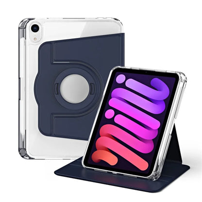 For iPad mini (2021) Case PU leather+Acrylic Stand Detachable Tablet Cover