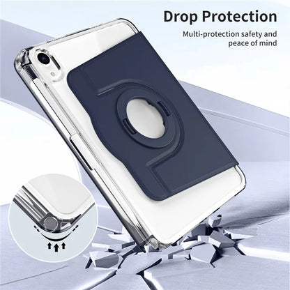 For iPad mini (2021) Case PU leather+Acrylic Stand Detachable Tablet Cover